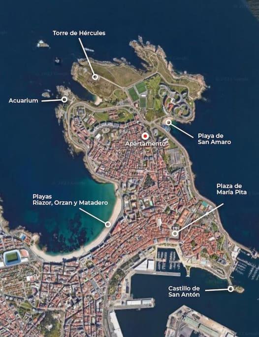 Apartamento Torre De Hercules А-Корунья Екстер'єр фото