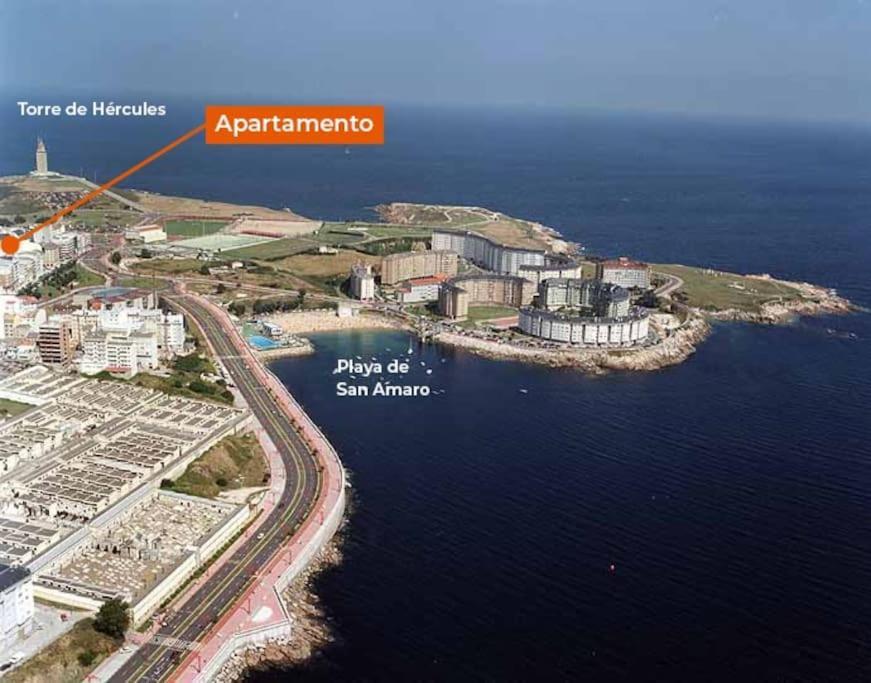 Apartamento Torre De Hercules А-Корунья Екстер'єр фото