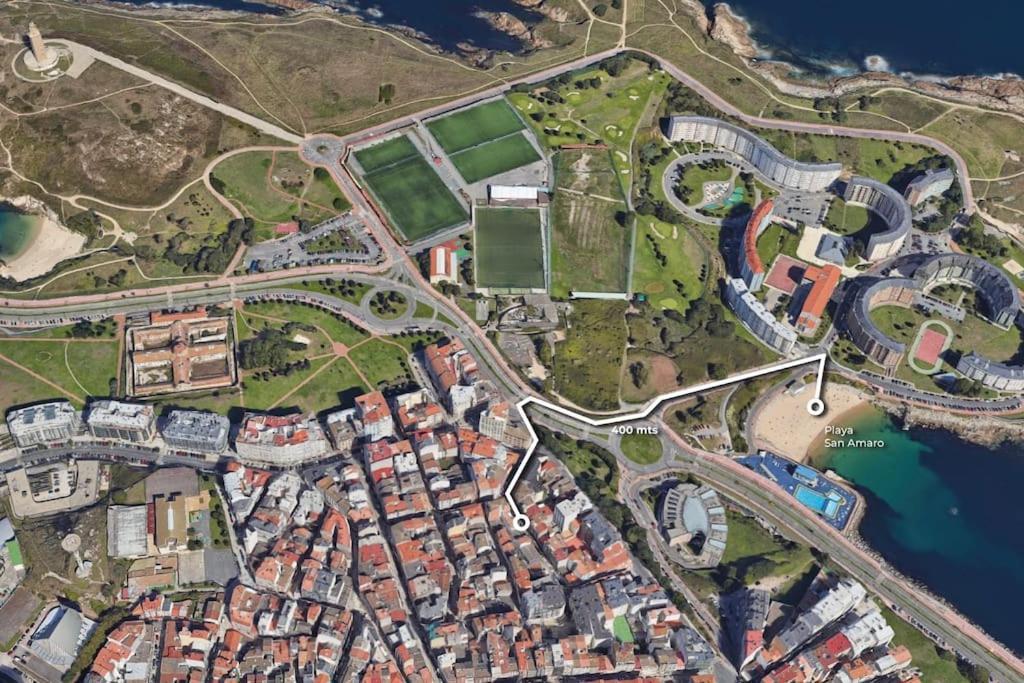 Apartamento Torre De Hercules А-Корунья Екстер'єр фото